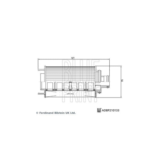 Blue Print ADBP210133 Oil Filter For Mg Mg Hs