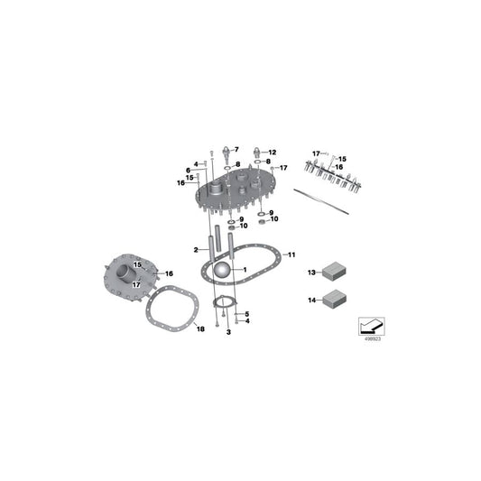 Genuine BMW 16008420148 BMW Supporting Plate AC-AC-085 (Inc.  & M6 GT3) | ML Performance UK Car Parts