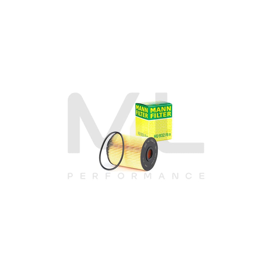 MANN-FILTER HU 932/6 n Oil Filter with seal, Filter Insert | ML Performance Car Parts