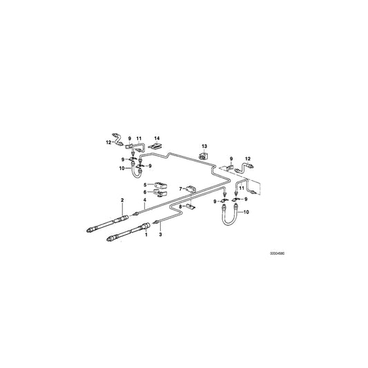 Genuine BMW 34321162455 E31 E34 E39 Clamp (Inc. 530i) | ML Performance UK Car Parts