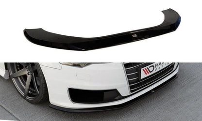 Maxton Design AU-A6-C7-U-FD1T Front Splitter Audi A6 C7 FL | ML Performance UK Car Parts