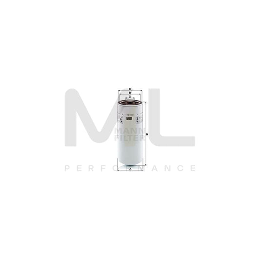 MANN-FILTER WD 11 005 Oil Filter Spin-on Filter | ML Performance Car Parts