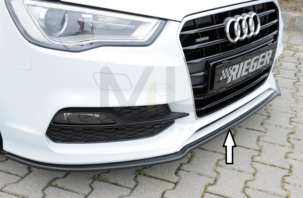 Rieger 00056799 Audi 8V Front Splitter (A3 & S3) 1 | ML Performance UK Car Parts