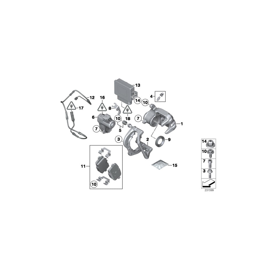 Genuine BMW 34206791020 F25 F26 Cable Bracket, Right (Inc. X4 20iX) | ML Performance UK Car Parts