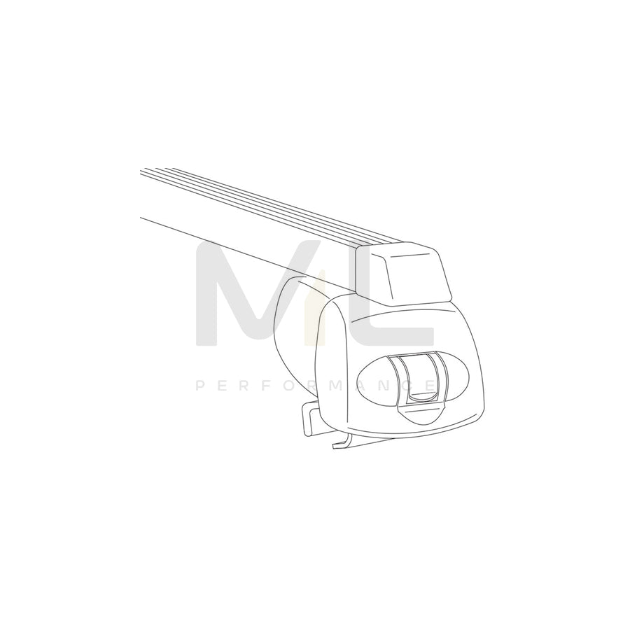 ATERA SIGNO 044340 Roof bars for closed roof rails, 122 cm, 100 kg, Steel | ML Performance Car Parts