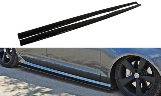 Maxton Design AU-A6-C7-SLINE-SD1T Side Skirts Diffusers Audi S6 / A6 S-Line C7 | ML Performance UK Car Parts