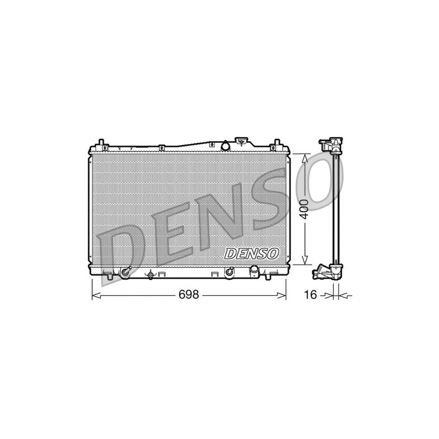 Denso DRM40017 Drm40017 Engine Radiator For Honda Stream I (Rn) | ML Performance UK