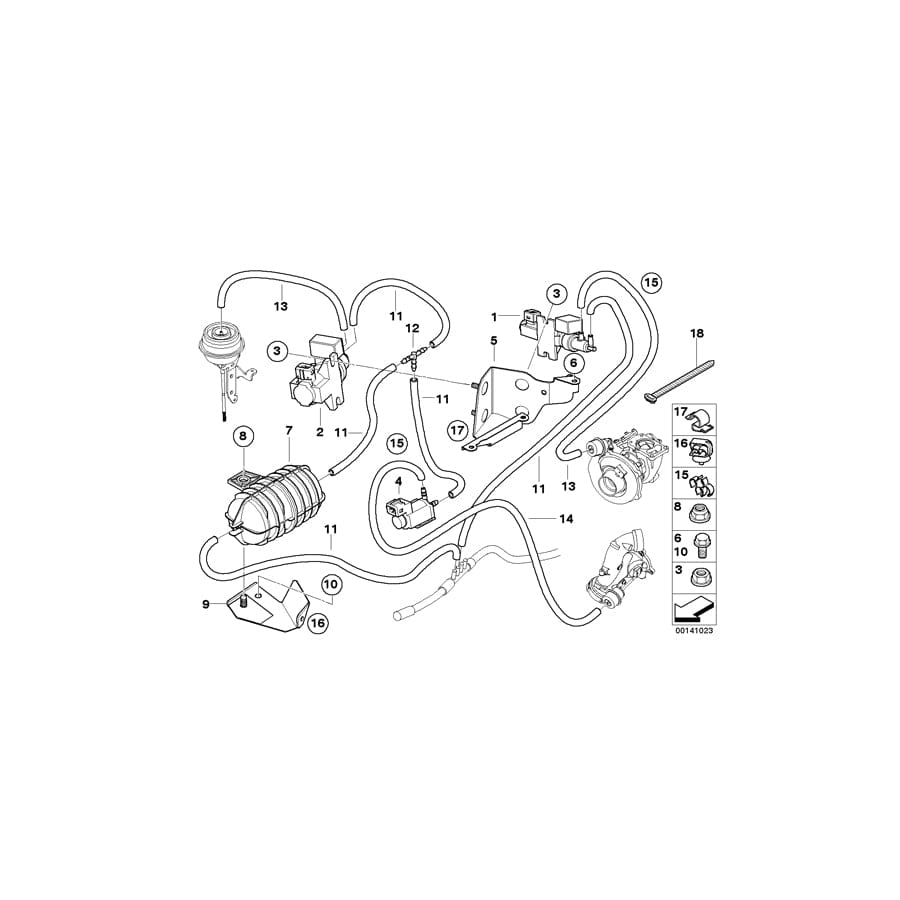 Genuine BMW 11657794899 E60 E61 Holder (Inc. 535d) | ML Performance UK Car Parts