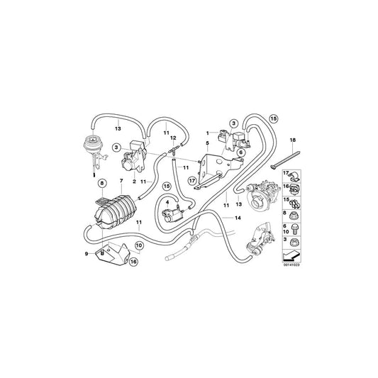 Genuine BMW 11657794899 E60 E61 Holder (Inc. 535d) | ML Performance UK Car Parts