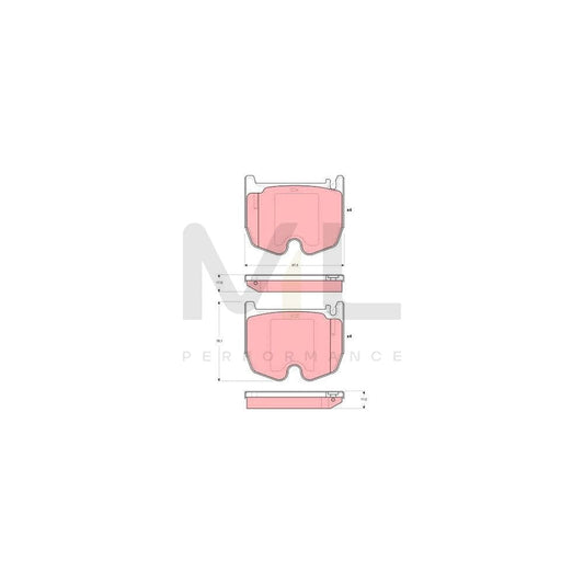 TRW Gdb1541 Brake Pad Set Prepared For Wear Indicator | ML Performance Car Parts