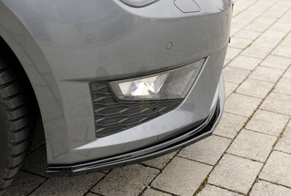 Rieger 00088105 SEAT 5F Front Splitter (Leon FR & Leon Cupra) 6 | ML Performance UK Car Parts