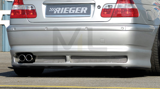 Rieger 00050407 BMW 3 Series E46 Rear Diffuser 1 | ML Performance UK Car Parts
