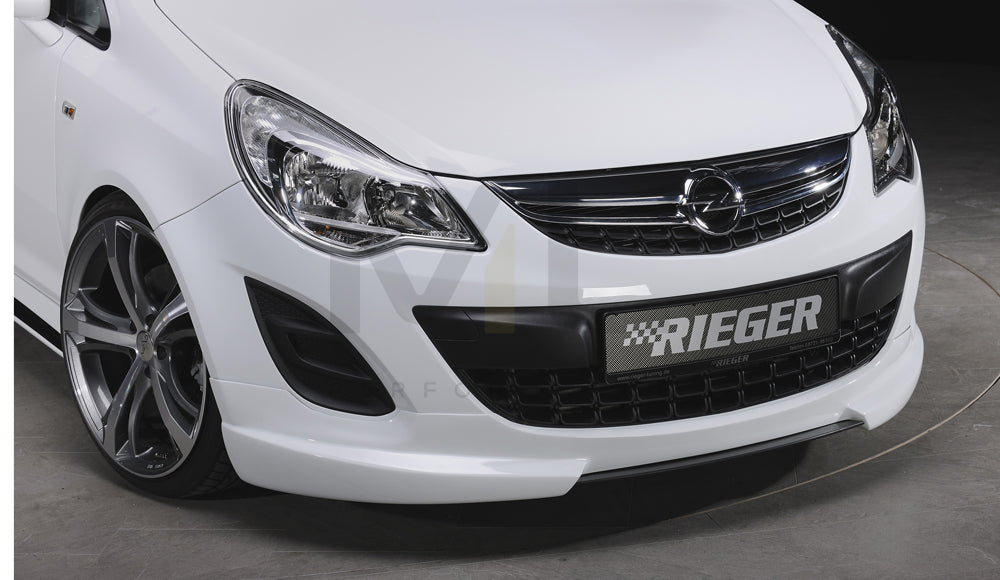 Rieger 00058946 Opel Corsa D Front Splitter 3 | ML Performance UK Car Parts