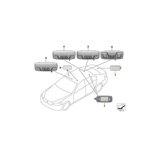Genuine BMW 63319349579 G32 G29 G30 Luggage Compartment Lamp Led (Inc. 520d ed, 840i & 530e) | ML Performance UK