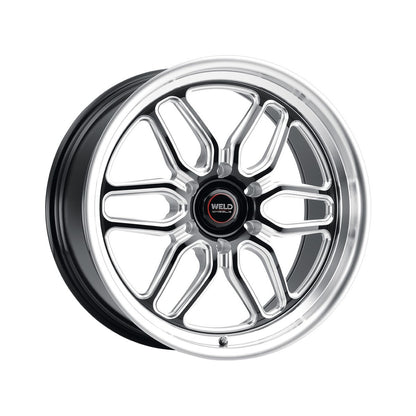 Weld S10929584P25 Laguna S109 Wheel 22x9.5 6x139.7 ET25 BS6.23 Gloss Black MIL - DIA