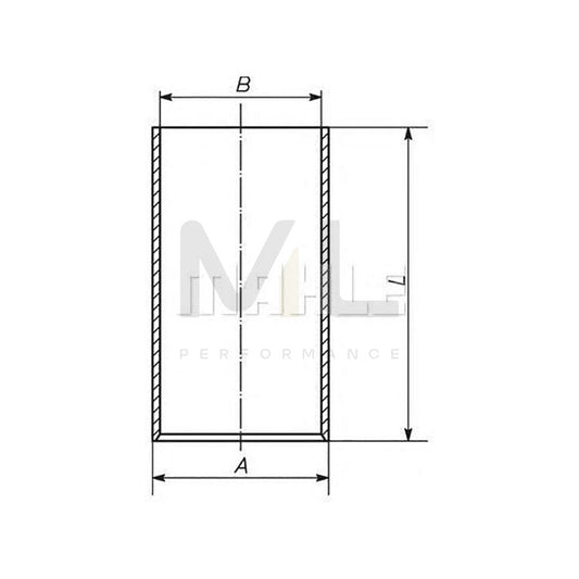 MAHLE ORIGINAL 448 WV 01 Cylinder Sleeve 76mm | ML Performance Car Parts