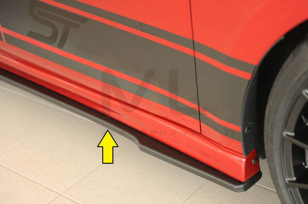 Rieger 00027054 SEAT Leon KL Side Skirt Splitter 6 | ML Performance UK Car Parts