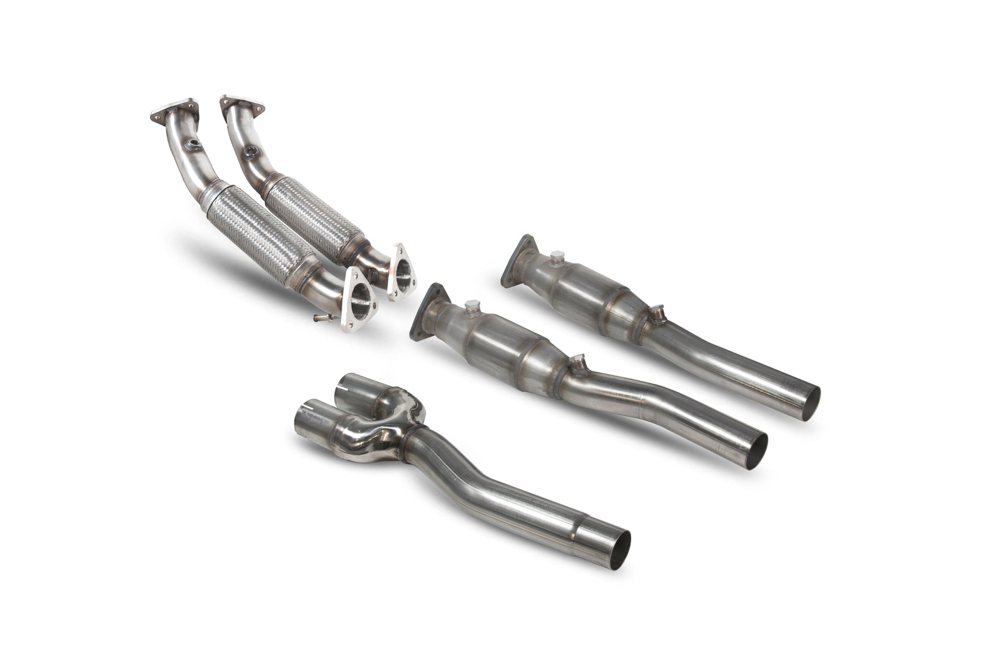 Scorpion SVWX039 VW Golf MK5 R32  Twin High Flow Sports Catalyst  | ML Performance UK UK