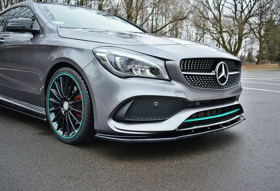 Maxton Design Mercedes Benz CLA-Class C117 AMG-Line (Facelift) Front Splitter V.1