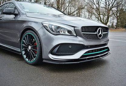 Maxton Design Mercedes Benz CLA-Class C117 AMG-Line (Facelift) Front Splitter V.1