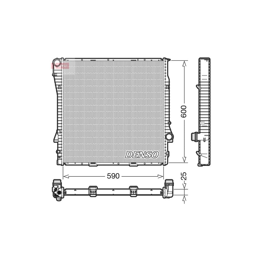 Denso DRM05113 Drm05113 Engine Radiator For Bmw X5 (E53) | ML Performance UK