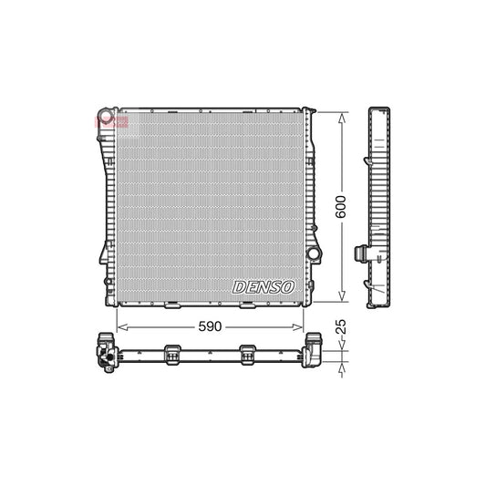 Denso DRM05113 Drm05113 Engine Radiator For Bmw X5 (E53) | ML Performance UK