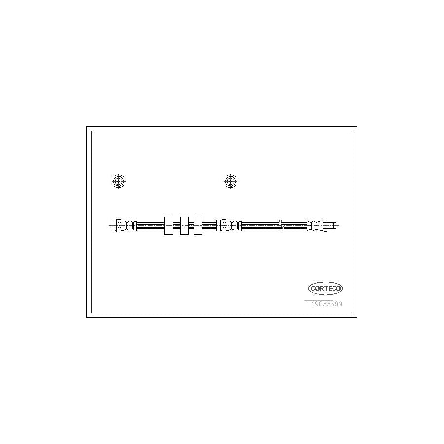 Corteco 19033509 Brake Hose For Mazda Tribute Estate (Ep) | ML Performance UK