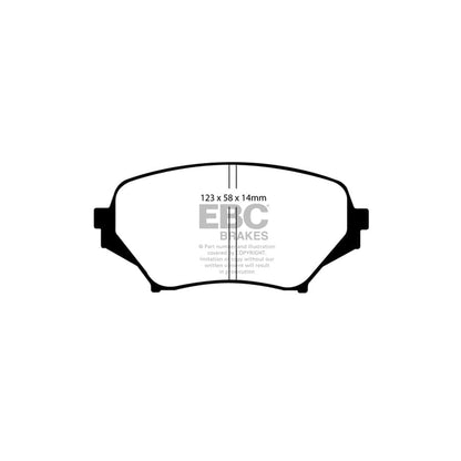 EBC DP51774NDX Mazda MX5 Mk3 Bluestuff NDX Front Brake Pads  - Sumitomo Caliper 2 | ML Performance UK Car Parts