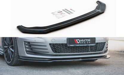 Maxton Design VW-GO-7-GTI-FD2T Front Splitter V.2 Volkswagen Golf GTI MK7 | ML Performance UK Car Parts