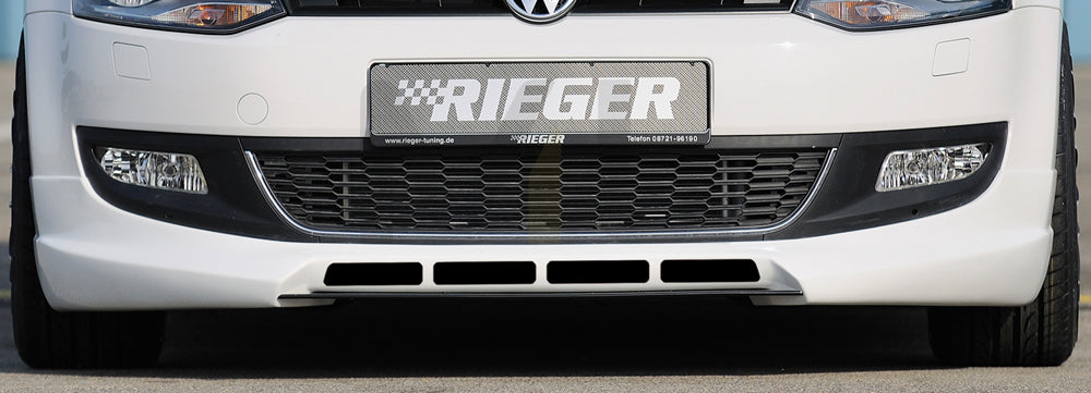Rieger 00047203 VW 6R Polo Mk6 Front Splitter 1 | ML Performance UK Car Parts