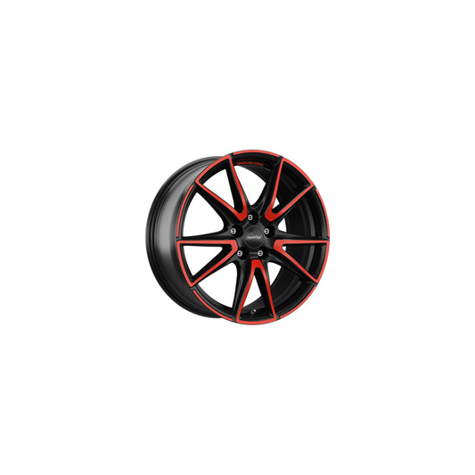 Speedline Corse SL6 Vettore MCR 8x20 ET27 SL6.0805.073/MCR Jetblack-Matt-Red Rim Wheel | ML Performance UK Car Parts