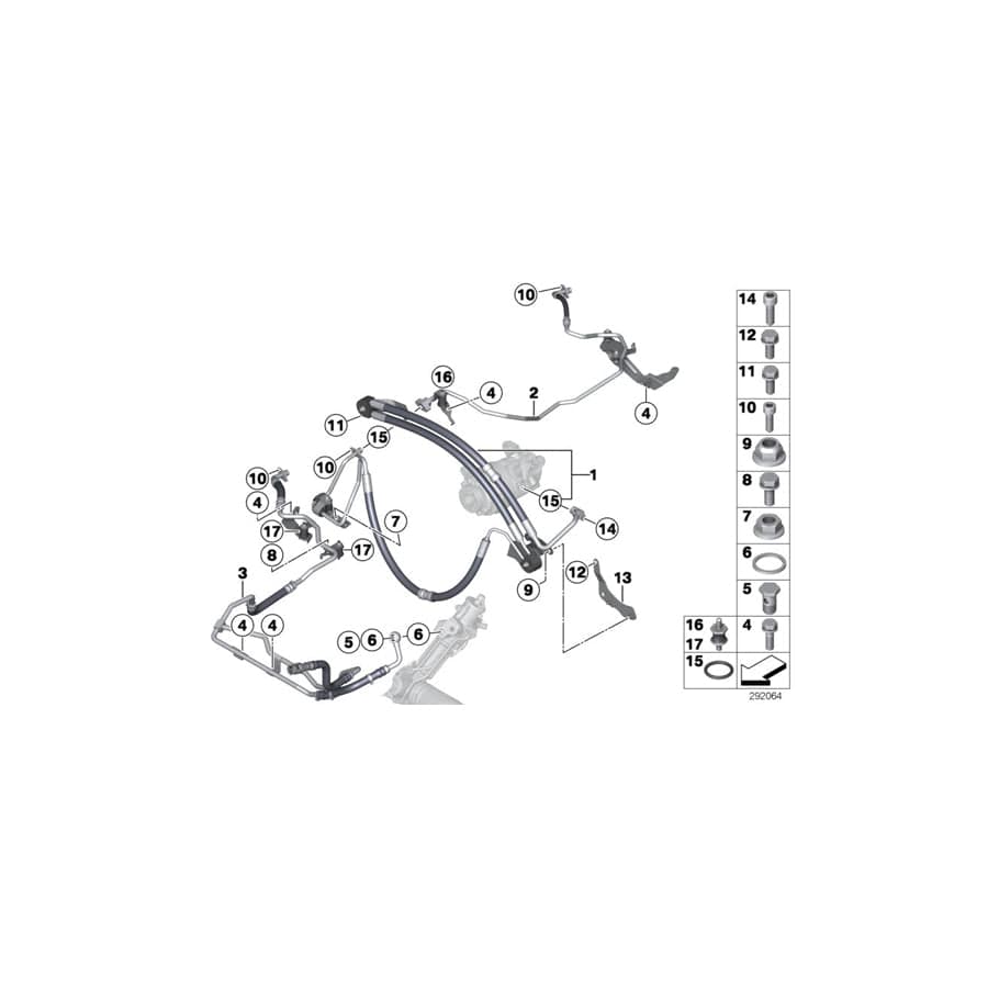 Genuine BMW 32416852878 E70 E71 F16 Combination Return Pipe (Inc. X6 30dX, X6 40dX & X5 35dX) | ML Performance UK Car Parts