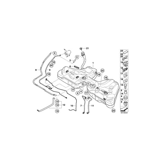 Genuine BMW 16111183134 E67 E63 E60 Rubber Spacer (Inc. 730Li, 540i & 545i) | ML Performance UK
