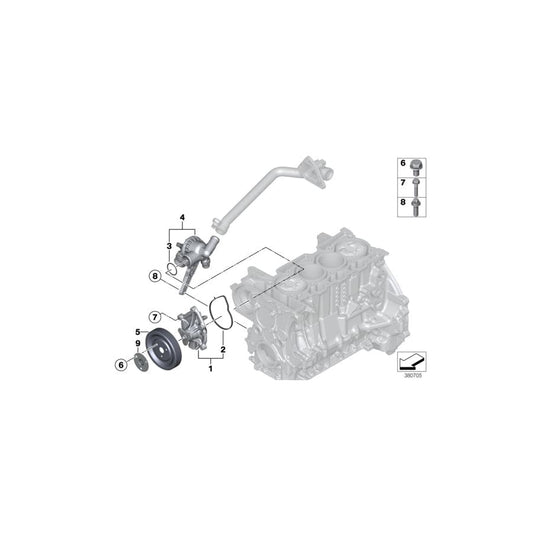 Genuine BMW 11537618806 F20 F30 F31 O-Ring 35X3 (Inc. 114i, 118i & 320i ed) | ML Performance UK Car Parts