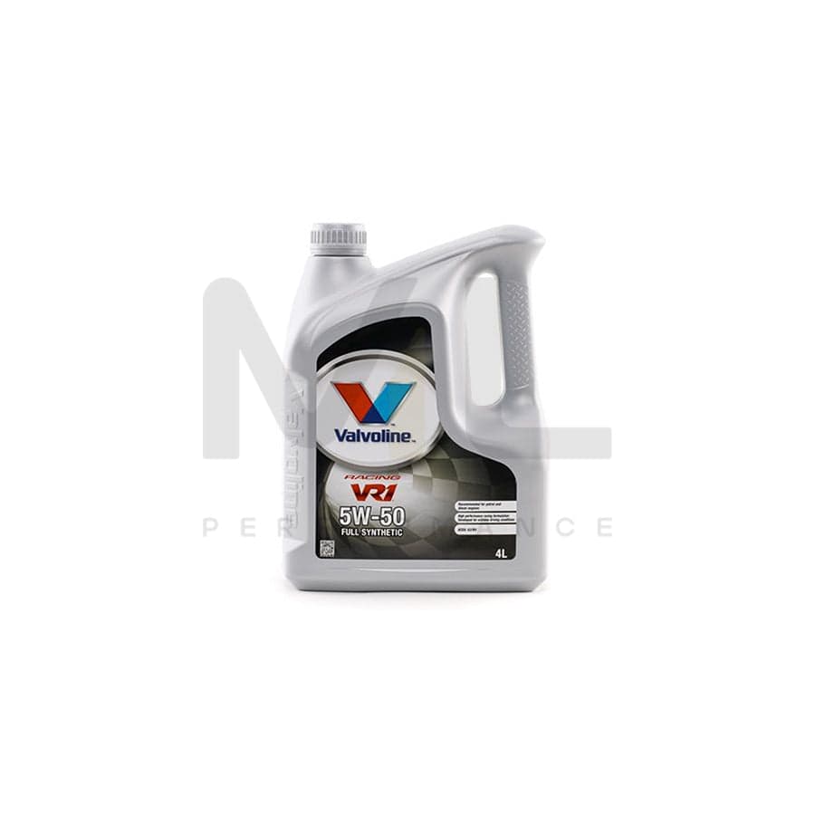 Valvoline VR1 Racing 5w-50 Premium Synthetic Engine Oil 4l | Engine Oil | ML Car Parts UK | ML Performance