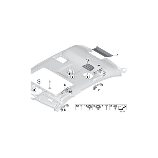 Genuine BMW 07146977633 F01 F06 Oval-Head Screw With Washer M5X10 (Inc. 750iX, 730Ld & ALPINA B7X) | ML Performance UK Car Parts