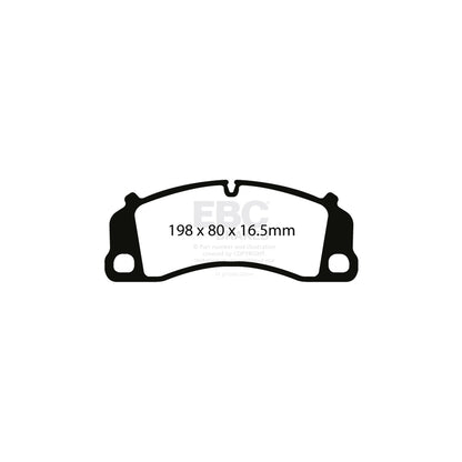 EBC DP82206RPX Porsche RP-X Full Race Front Brake Pads - Brembo Caliper 2 | ML Performance UK Car Parts