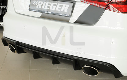 Rieger 00056806 Audi 8V Rear Diffuser (A3 & S3) 2 | ML Performance UK Car Parts