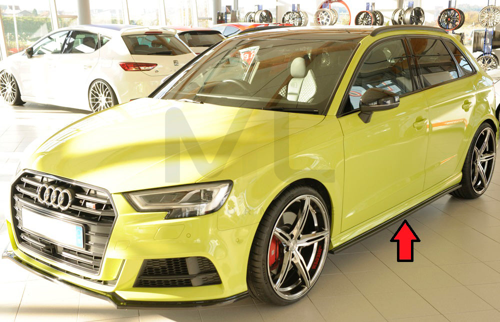 Rieger 00056816 Audi 8V Side Skirt Splitter (A3 & S3) 10 | ML Performance UK Car Parts