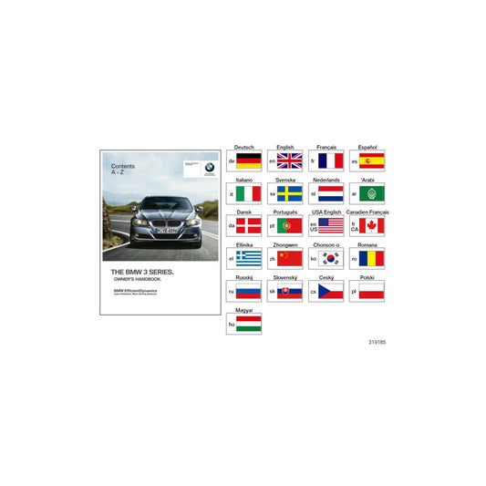 Genuine BMW 01410012355 E90 Owner's Handbook E90 With Idrive EN US, MJ 2006 (Inc. 325i, 330xi & 325xi) | ML Performance UK