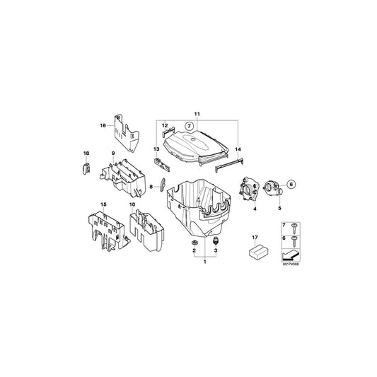 Genuine BMW 12907528949 E84 E87 E90 Grommet (Inc. 325i, 118i & 135i) | ML Performance UK Car Parts