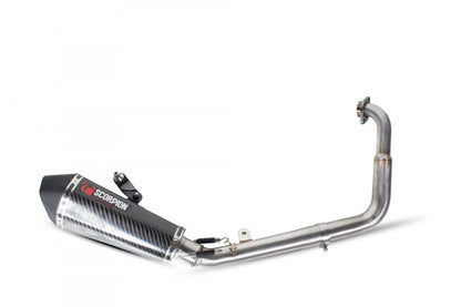 Scorpion RYA95SYSCEO Yamaha YZF-R125 Serket Taper Full System - Carbon Fibre Sleeve | ML Performance UK UK