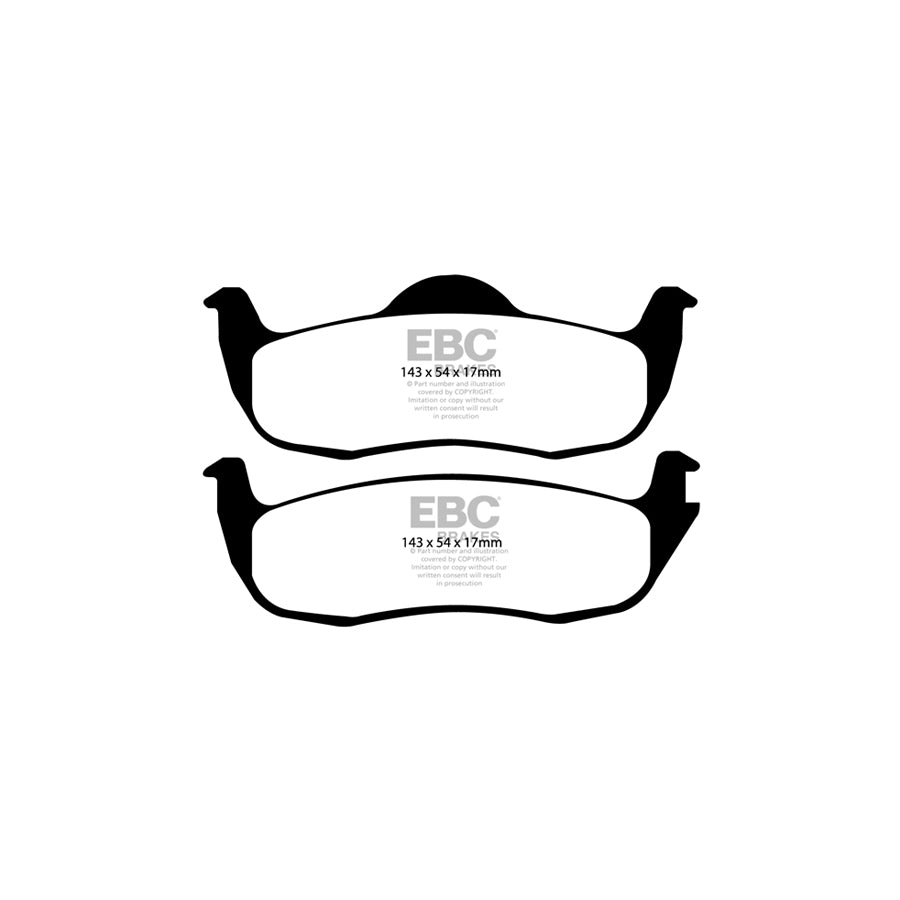 EBC DP41745R Jeep Yellowstuff Rear Brake Pads (Inc. Commander & Grand Cherokee) 2 | ML Performance UK Car Parts