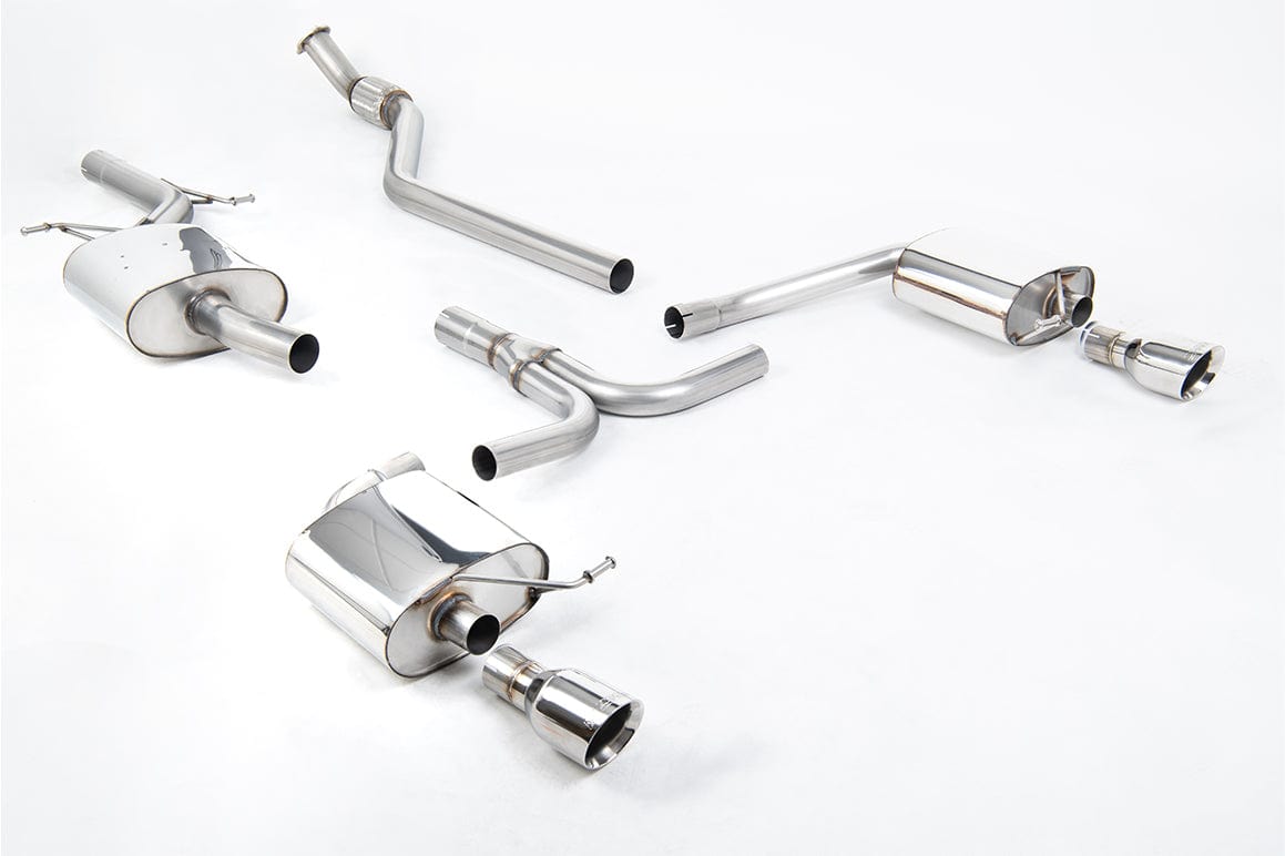 MillTek SSXAU248 Audi A4 Dual Outlet Cat-Back Exhaust