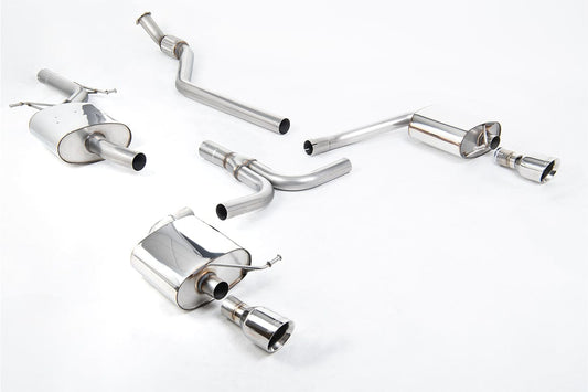 MillTek SSXAU248 Audi A4 Dual Outlet Cat-Back Exhaust