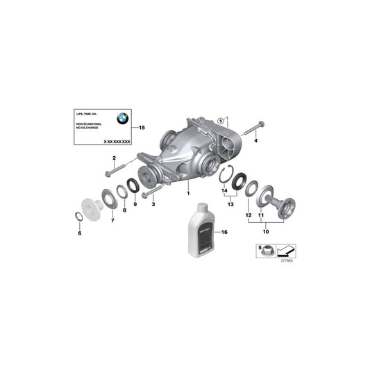 Genuine BMW 33107566152 E93 E90 E92 Exch. Final Drive I=3,46 (Inc. 335i & 335xi) | ML Performance UK Car Parts