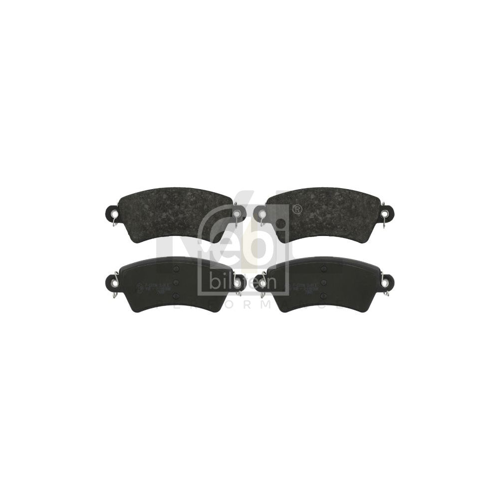 Febi Bilstein 16364 Brake Pad Set Front Axle, Excl. Wear Warning Contact | ML Performance Car Parts
