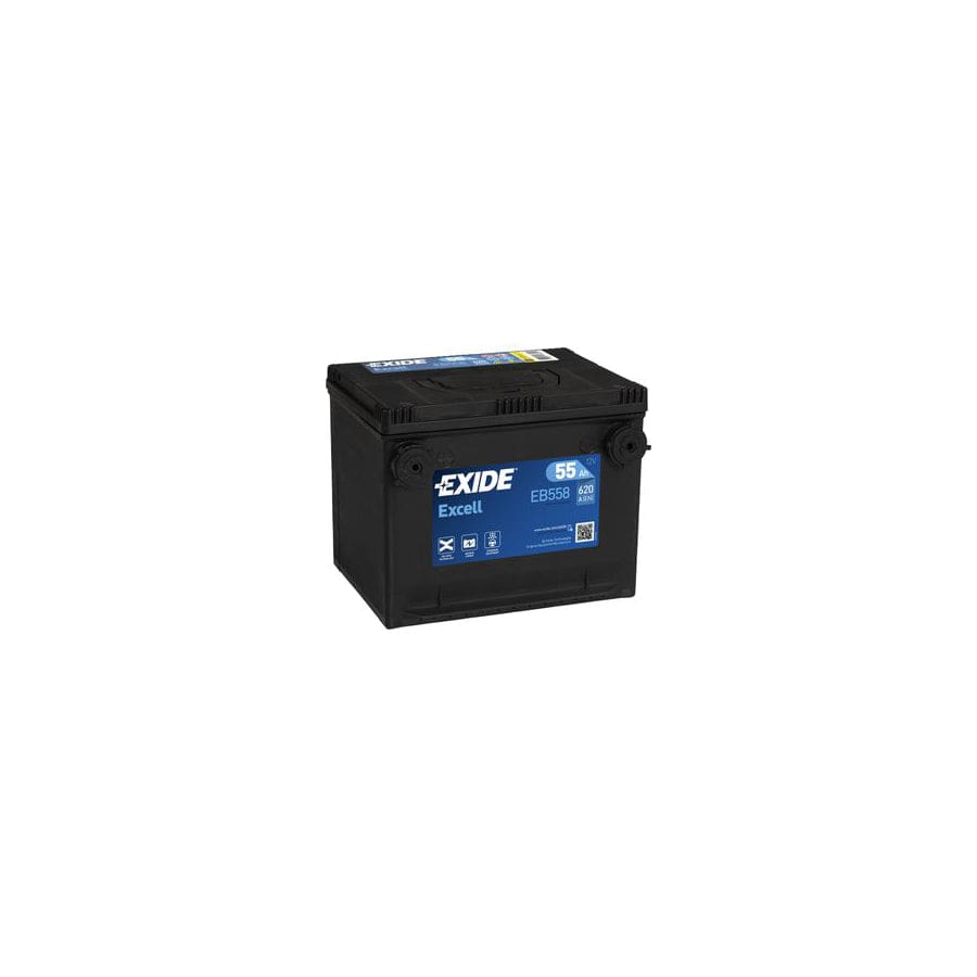 Exide EB558 Excell Car Battery WG75SE | ML Performance UK Car Parts