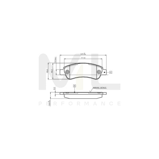 Bosch 0986Tb2977 Brake Pad Set Excl. Wear Warning Contact, With Bolts, With Accessories  | ML Performance Car Parts