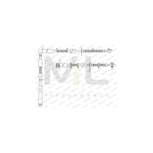 FERODO FHY3332 Brake Hose for LAND ROVER Range Rover Sport (L320) 620mm, 10 | ML Performance Car Parts